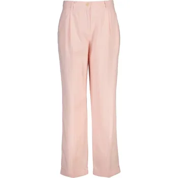 Dámské kalhoty KALHOTY GANT TAILORED FLUID PANTS APRICOT PINK