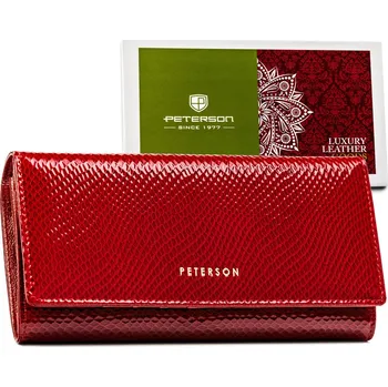 Peněženka Dámská kožená peněženka se vzorem plazy