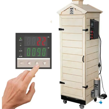 Udírna Udírna dragON PLYWOOD NATURE – bezrámová, modulární, s digitální řídicí jednotkou, 320 l