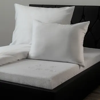 Prostěradlo Nepropustné Froté prostěradlo s PU bílé, 200x200cm