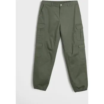 Sinsay - Cargo jogger kalhoty - zelená - 528HS-97X - 528HS-97X-30