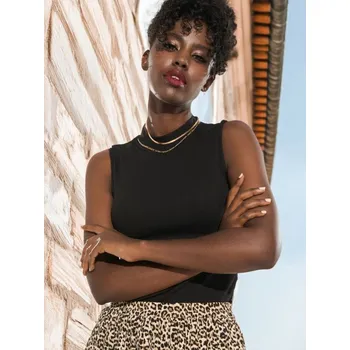 Sinsay - Top - černá - 4029Z-99X - 4029Z-99X-XXS-1