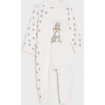 Kojenecký overall Sinsay - Bavlněný kojenecký overal Bambi - krémová - 513GK-01X - 513GK-01X-86