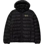 Ea7 Emporio Armani hooded puffer jacket - Black