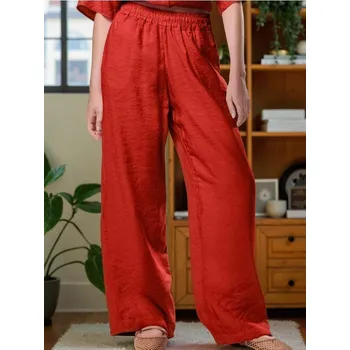 Sinsay - Kalhoty wide leg - červená - 879GZ-34X - 879GZ-34X-S