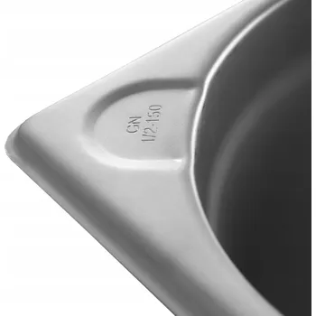 Dóza na potraviny GN nádoba 1/2 Hendi 100 mm nerezová ocel 6,5 l