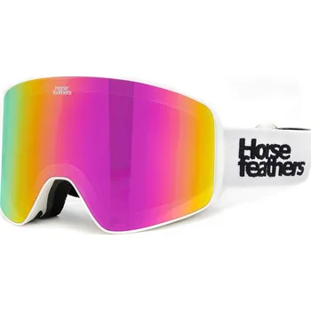 Snowboardové brýle Horsefeathers Lynx white | mirror pink 2026 - Odesíláme do 24 hodin