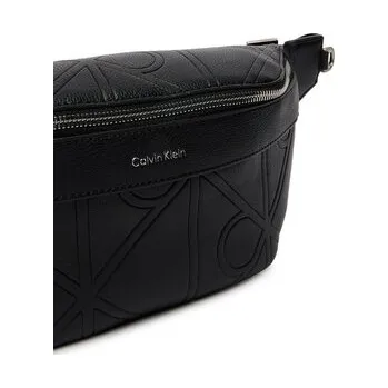 Outdoorové vybavení Ledvinka Calvin Klein Emblem Aop Emboss Waistbag LV04D3332G Černá OS