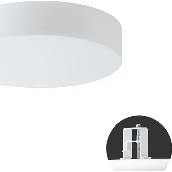 Koupelnové svítidlo OSMONT ELS59887 ELSA V2 stropní/nástěnné skleněné polovestavné svítidlo bílá IP44 4000 K 15W LED DALI HF