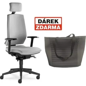 Židle kancelářská LD Seating STREAM 285 SYS, područky, šedá