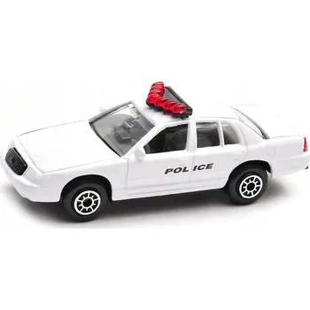autíčko WELLY 1999 FORD CROWN VICTORIA POLICIE BÍLÁ 1:60 NOVÝ KOVOVÝ MODEL 52067