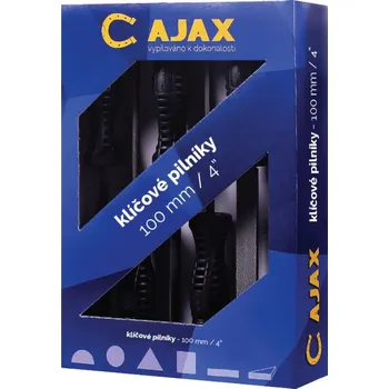 AJAX PILNÍKY Sada klíčových pilníků 100/2 6-dílná v plastovém obalu 286202921025