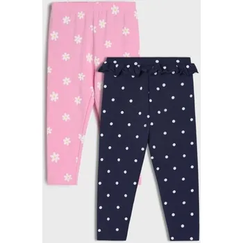 Sinsay - 2 balení bavlněných legín - růžová - 491DG-30X - 491DG-30X-86