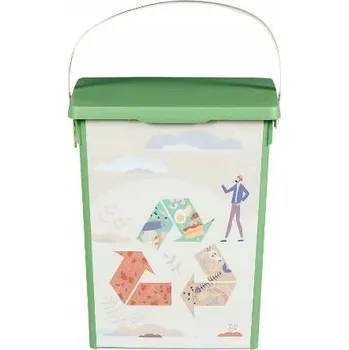 Úložný box Livarno Nádoba Krabice s víkem s rukojetí BIOLOGICKY ROZLOŽITELNÁ 5 l