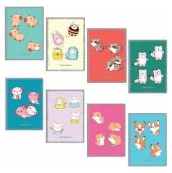 Set školních potřeb Zeszyt A6/40K kratka 60g (8szt) NARCISSUS