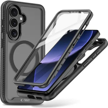 Náhradní kryt pro mobilní telefon Kryt Tech-Protect Defense Magsafe Samsung Galaxy S26 Matte Black