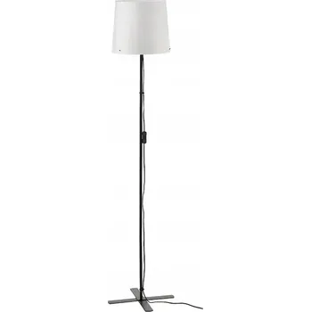 Stojací lampa IKEA BARLAST stojací lampa černá/bílé stínidlo 150 cm