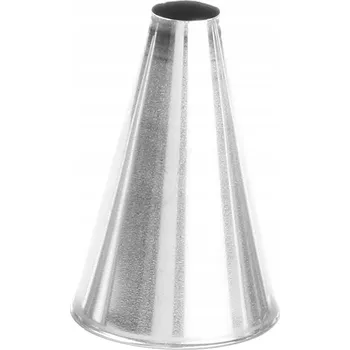 KONCOVKA CUKRÁŘSKÁ ŠPIČKA ROVNÁ PRO ZDOBENÍ DORTŮ OCELOVÁ PR. 9MM HENDI