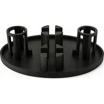 Organizace kuchyně Odkapávač na 2 lahve SodaStream, černý