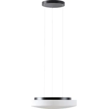 OSMONT EDN71396 EDNA LE5 závěsné skleněné svítidlo černá / bílá IP40 3000/4000 K 27W LED DALI