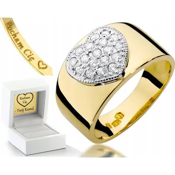 Prsten PRSTÝNEK S BRILIANTEM SRDCE 0,26 CT ZLATNICTVÍ