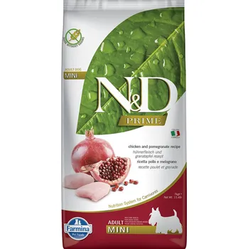 Farmina N&D Prime Dog kuře Adult Mini 2× 7 kg