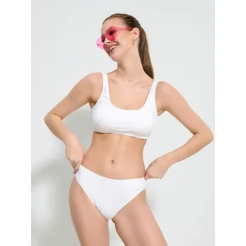 Dámské plavky Sinsay - Spodní díl bikin - krémová - 747CX-01X - 747CX-01X-XS