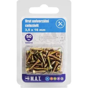 Vrut vrut un.celozávit 3,5x 16mm ZZ (50ks)