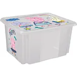 box úložný PRASÁTKO PEPPA 55,5x40x30cm,45l,s víkem PH