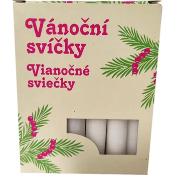 Svíčka svíčka stromková 1,2x10cm BÍ (12ks)