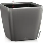 Samozavlažovací květináč Lechuza Quadro LS 50 x 50 x 47 cm antracitový včetně zavlažovacího systému, vložky na rostliny, ukazatele hladiny vody a substrátu