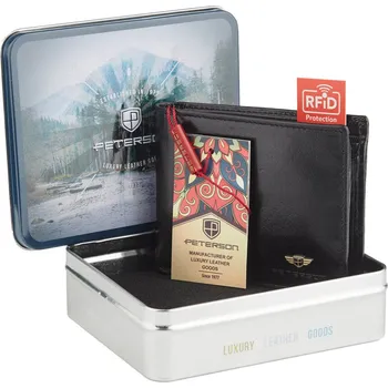 Peněženka Kožená, střední pánská peněženka s RFID systémem