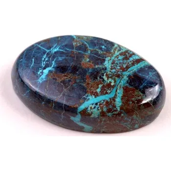 Přírodní kámen Kabošon Shattuckite č.7154 (29x19x7mm)