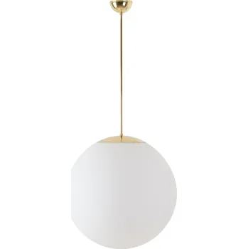 OSMONT ISIS P4 PM-M závěsné plastové svítidlo mosaz / bílá IP40 40W E27 HF - OSMONT OS ISI63650