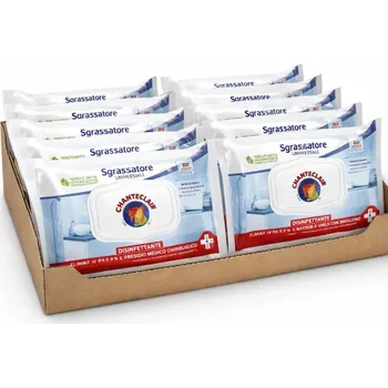 Hygienický ubrousek Chanteclair Dezinfekční a odmašťovací univerzální vlhčené ubrousky 12x40 ks - VÝHODNÉ BALENÍ