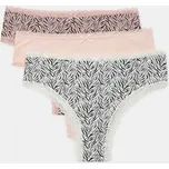 Sinsay - Brazilky s krajkou 3 balení - vícebarevná - 604GV-MLC - 604GV-MLC-XXL