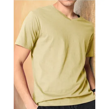 Sinsay - Tričko s krátkým rukávem - žlutá - 1020Z-10X - 1020Z-10X-M