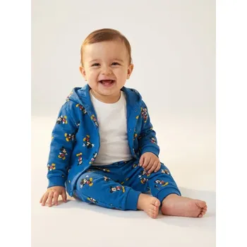 Chlapecké kalhoty Sinsay - Tepláky jogger Mickey Mouse - mid blue - 7595Z-52X - 7595Z-52X-86