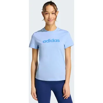 Pánská móda ADIDAS Dámské fitness tričko bavlněné M MODRÁ