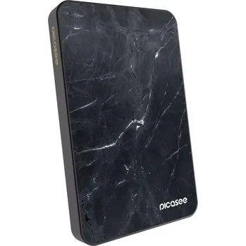 Powerbanka Picasee Powerbanka s MagSafe 5 000 mAh Šedá - Black marble