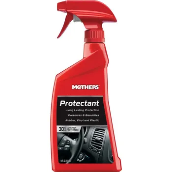 Čistič plastových dílů Mothers Protectant - přípravek pro obnovu a ochranu gumy, vinylu a plastu, 473 ml
