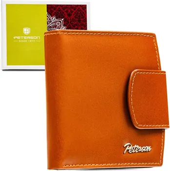 Peněženka Malá, kožená dámská peněženka s RFID Barva: Světle Hnědá