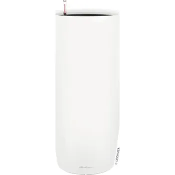 Květináč Samozavlažovací květináč Lechuza Rondo Premium matný plast Ø 40 x 75 cm bílá včetně systému zavlažování půdy