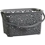 košík na kolíčky MONAKO 23,5x15,5x13cm PH ŠE metalíza