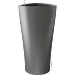 Samozavlažovací květináč Lechuza Delta Ø 40 x 75 cm antracitová včetně zavlažovacího systému, vložky na rostliny, substrátu a ukazatele hladiny vody