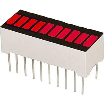 Síťový kabel Bargraf SHB10R, 10x LED, červený