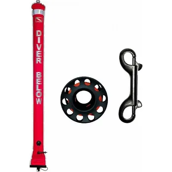 Agama Set deco bójka a cívka Agama REEL ALU 15 bójka žlutá + DÁREK