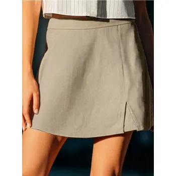 Oblečení a móda Sinsay - Kraťasová sukně s&nbsp;vysokým pasem - neonová - 108FJ-71X - 108FJ-71X-XL