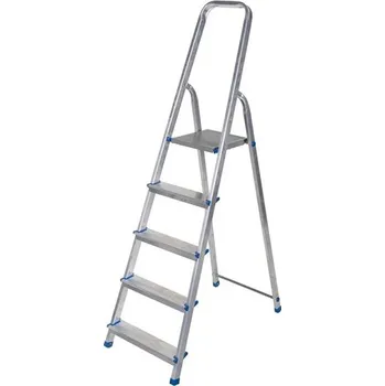 Schůdek Hliníkové skládací schůdky - 5 stupňů, nosnost 150 kg