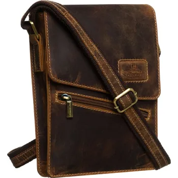 Elegantní, pánská kabelka přes rameno z přírodní kůže